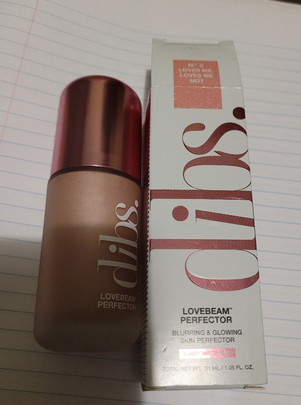 Lovebeam Perfector Liquid Illuminating Primer No 2 Loves Me Loves Me Not